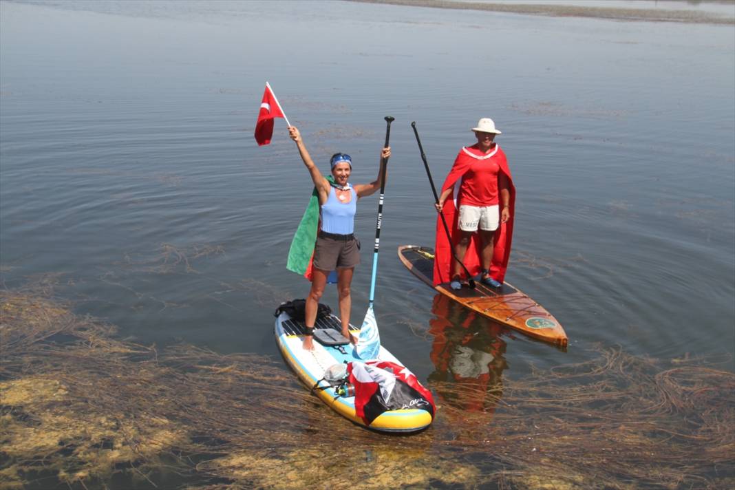 Konya’nın denizi için 58 kilometre kürek çektiler 12